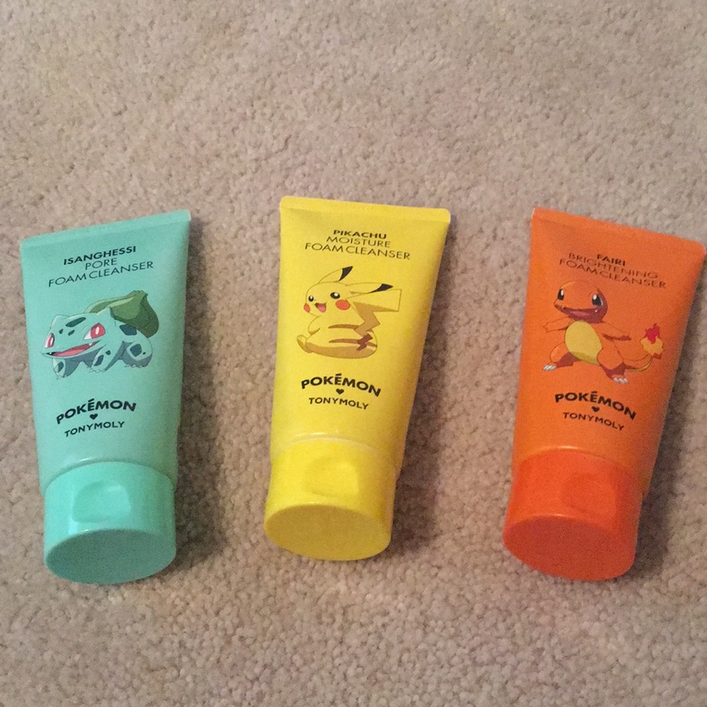 Tony Moly Pokemon cleansers